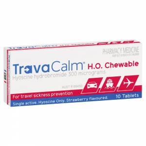 Travacalm HO Strawberry 10 Tablets