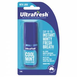 Ultrafresh Coolmint Breath Spray 12ml