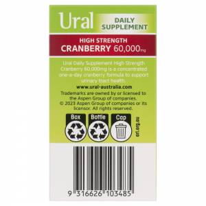 Ural Daily Cranberry Capsules 30
