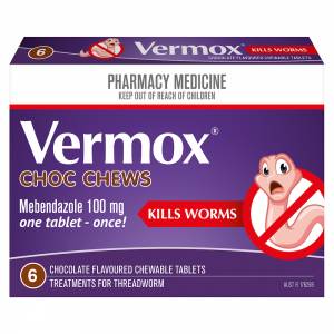 Vermox Choc Chews 6