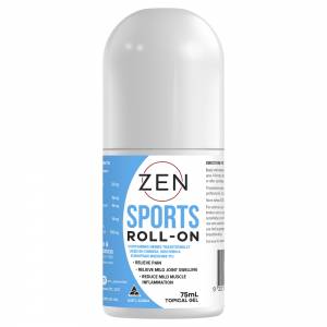 Zen Therapeutics Sports Roll On (Therapeutic Massage Liniment) 75ml