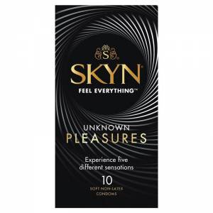 Ansell Lifestyle Skyn Condoms Unknown Pleasure Latex Free 10 Pack
