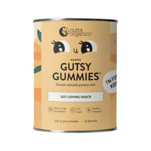 Nutra Organics Kids Mango Gutsy Gummies Gut Loving Snack 125g Powder