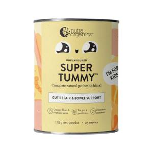 Nutra Organics Kids Super Tummy Gut Repair & Bowel Support 125g Powder