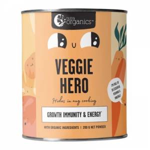 Nutra Organics Kids Veggie Hero Meal Booster 125g Powder