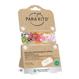 Parakito Mosquito Adult Refillable Band Flowery