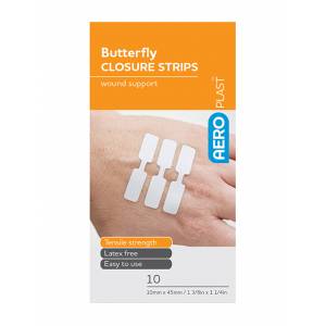 Aero Butterfly Wound Closures 10 Pack