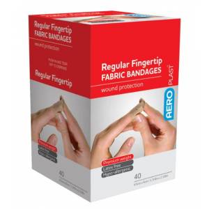 AeroPlast Fingertip Fabric bandages 40PK