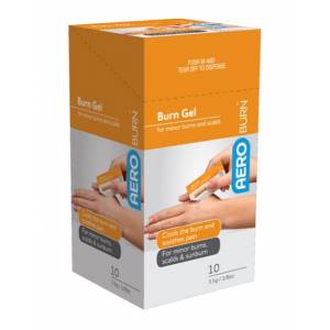 Aeroburn Burn Gel Sach 3.5g 10 Pack