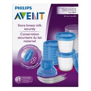 Avent 618 Via 180ml Breastmilk Storage Cups