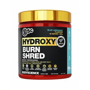 Body Science BSC HydroxyBurn Shred Blue Lemonade 300g