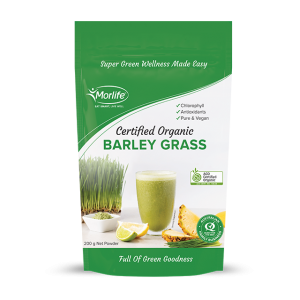 Morlife Barley Grass Certified Organic 200g