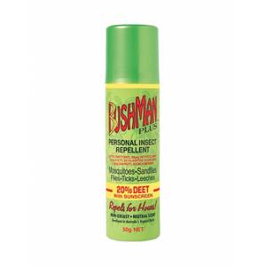 Bushman Plus Insect Repellent + Sunscreen Aero 50g