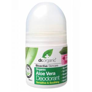 Dr Organic Roll On Deodorant Organic Aloe Vera 50m...