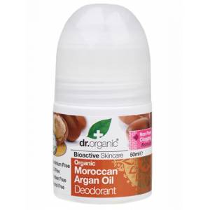 Dr Organic Roll-On Deodorant Organic Moroccan Argan Oil 50ml