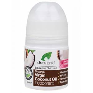 Dr Organic Roll On Deodorant Organic Virgin Coconut Oil 50ml