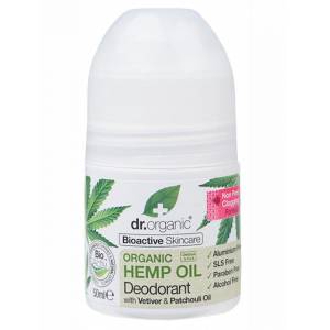 Dr Organic Roll On Deodorant Organic Hemp Oil 50ml