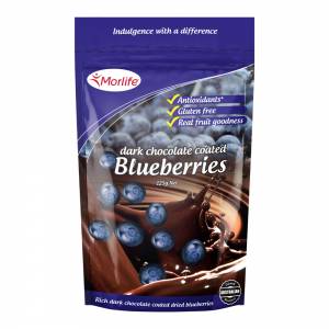 Morlife Chocolate Blueberries 125g