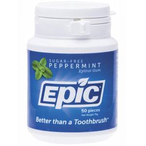 Epic Xylitol Chewing Gum Peppermint 50