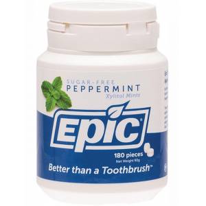 Epic Xylitol Dental Mints Peppermint 180