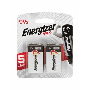 Energizer Batteries Max 522 9V 2 Pack
