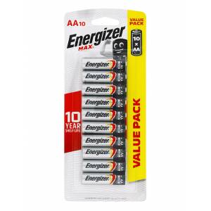 Energizer Batteries Max E91 AA 10 Pack