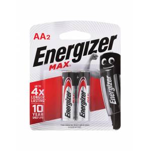 Energizer Batteries Max E91 AA 2 Pack