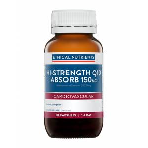 Ethical Nutrients Hi-Strength Q10 Absorb 150mg 60 ...