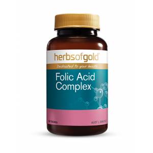 Herbs Of Gold Folic Acid Complex 60 Tablets