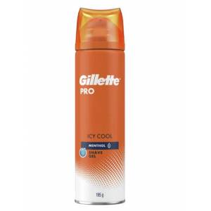 Gillette Pro Icy Cool Menthol Shave Gel 195g