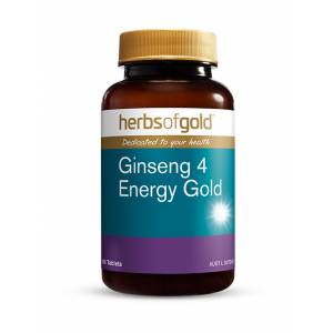 Herbs Of Gold Ginseng 4 Energy 60 Tablets