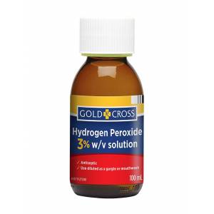 Gold Cross Hydrogen Peroxide 3% 10 vol 100ml