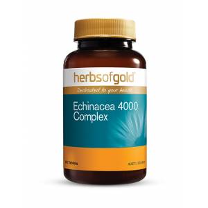 Herbs Of Gold Echinacea 4000 Complex 60 Tablets