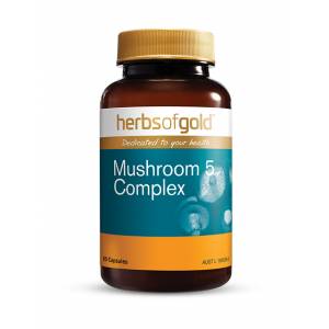Herbs Of Gold Mushroom 5 Complex 60 Tablets