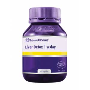 Henry Blooms Liver Detox 1 a Day 60 Capsules