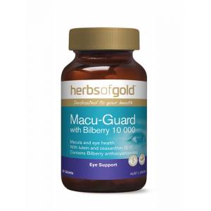 Herbs Of Gold Macu-Guard With Bilberry 60 Tablets