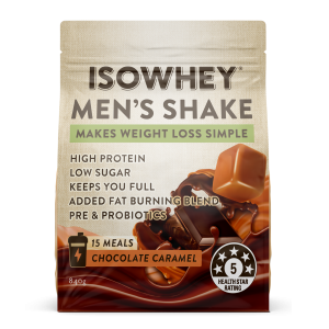 Isowhey Men's Shake Chocolate Caramel 840g