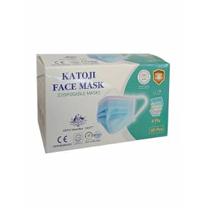 Katoji Disposable Face Masks 4 ply 50s