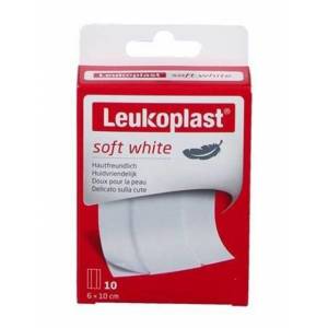 Leukoplast Soft 6cm x 10cm Pre-Cut Box 10