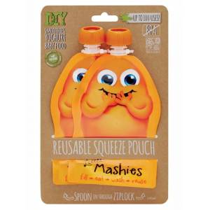 Little Mashies Reusable Squeeze Pouch Pack of 2 Or...