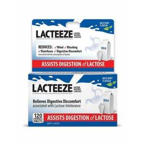 Lacteeze Chewable 120 Tablets