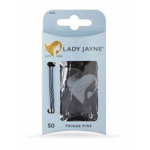 Lady Jayne Fringe Pins Black 5 cm Pk50