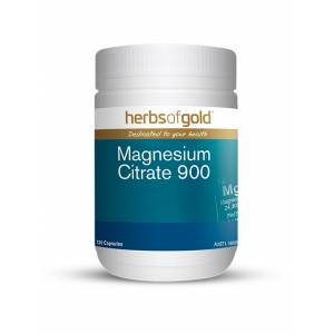 Herbs Of Gold Magnesium Citrate 900 120 Capsules