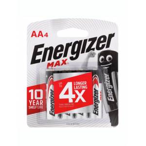 Energizer Batteries Max E91 AA 4 Pack