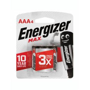 Energizer Batteries Max E92 AAA 4 Pack