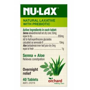 Melrose Orchard Nulax Tablets 40 Tablets