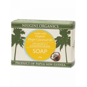 Niugini Organics Coconut Oil Soap Lemongrass 100g