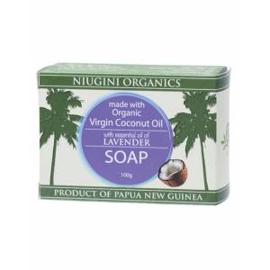 Niugini Organics Coconut Oil Soap Lavender 100g