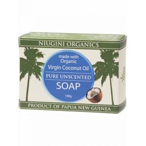 Niugini Organics Coconut Oil Soap Pure Unscented 1...