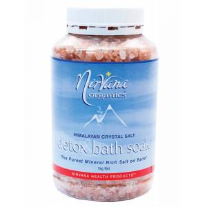 Nirvana Organics Himalayan Crystal Salt Detox Bath Soak 1kg